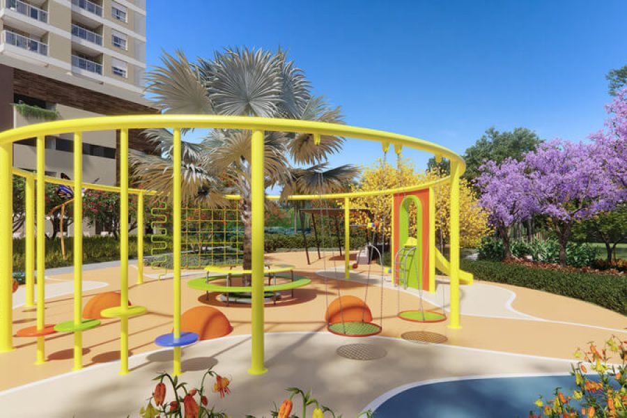 Landscape playground circular